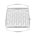 thumbnail image 3 of Barbecue Grill, Stainless Steel Moderate Grid Size Portable Camping Fire Grill Folding  For Dinner, 3 of 8