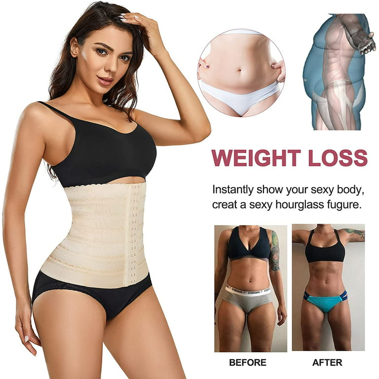 Beigemedium / Largenebility Women Waist Trainer Shapewear Tummy