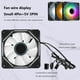 thumbnail image 4 of Enfriador de CPU de 12 cm Ventilador de enfriador de CPU ARGB PWM de 3 pines y 5 V (rotación hacia adelante negra), 4 of 9