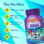 (3 pack) Lil Critters PJ Masks Melatonin Gummy Supplements, Supports Sleep, 60 Gummy Vitamins