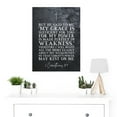 thumbnail image 2 of 2 Corinthians 12:9 Made Perfect in Weakness Christs Power Rests in Me Christian Bible Verse Quote Scripture Typography Large Wall Art Poster Print Thick Paper 18X24 Inch, 2 of 5