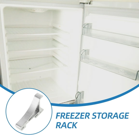 FONDOTIN Cabinet Shelf Clips 4Set Silver Metal For Refrigerator Shelf Commercial Use