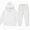 T008-White, variant on Zuwimk Toddler Boy' Girls' 2-Piece Hoodie Sweatshirt and Fleece Pants Set, Outdoor Collection(T008-Red)