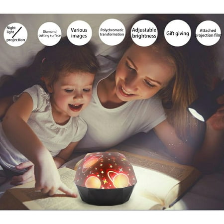 

Led Lights For Bedroom Diamond Colorful Sky Projection Led Desk Charging Usb Creative Lamp Lamp Led Light