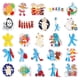 thumbnail image 3 of Stickers Gardens Babys Anime, paquete de 50 unidades, dibujos animados decorativos, 3 of 4