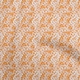 thumbnail image 1 of oneOone Rayon Orange Fabric Dot Craft Projects Decor Fabric Printed By The Yard 56 Inch Wide, 1 of 5