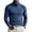 Blue, variant on Mens Turtleneck Long Sleeve Shirts Casual Slim Fit Undershirt Lightweight T-Shirt for Outdoor & Business