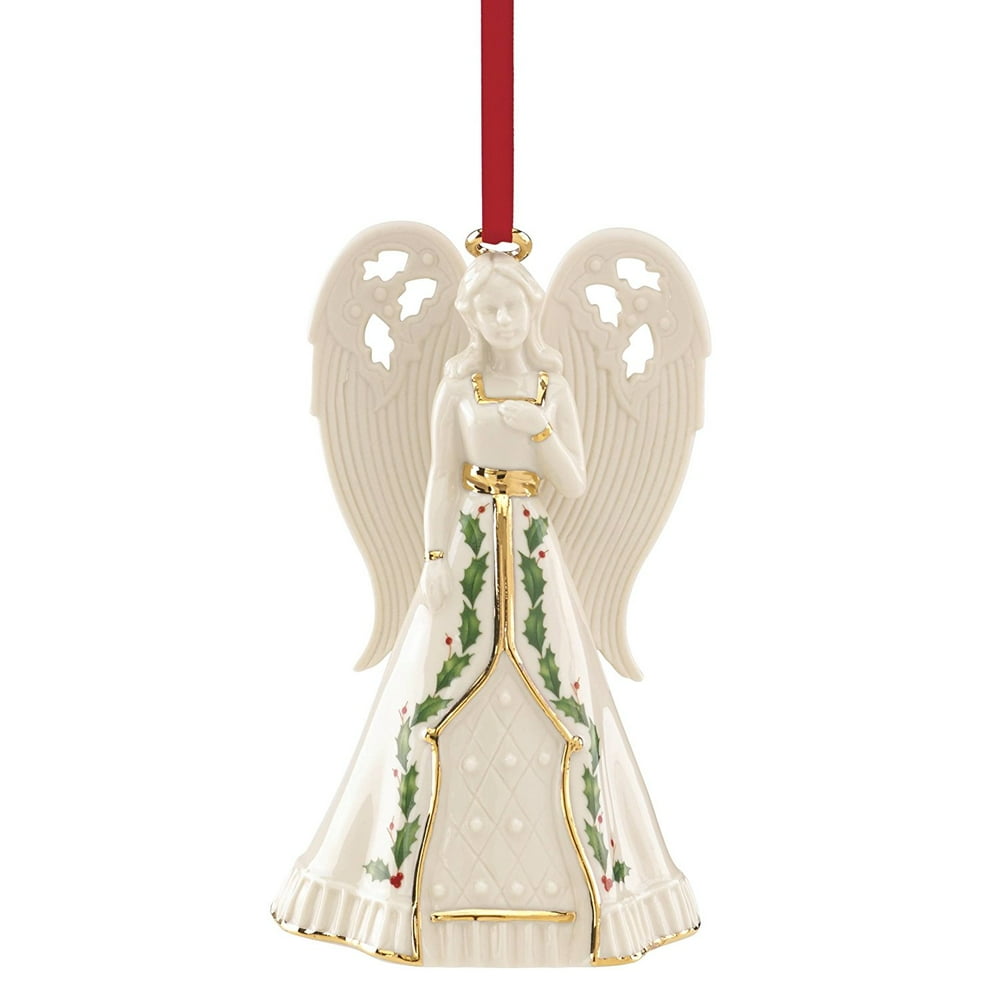 Lenox Annual Holiday Angel Bell Porcelain Christmas Tree Ornament