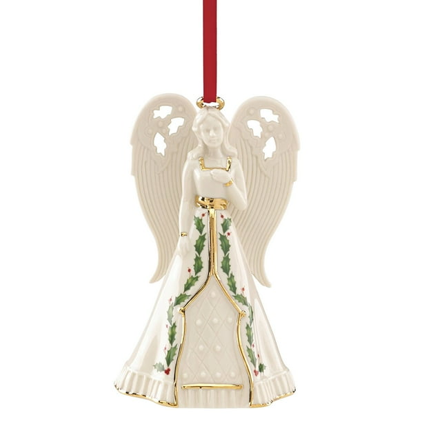 Lenox Annual Holiday Angel Bell Porcelain Christmas Tree Ornament 869935 New