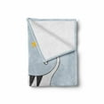 thumbnail image 2 of I am a Princess Soft Flannel Fleece Throw Blanket, Princess Cat with Heart Shaped Glasses Love Royal Animal Character, Cozy Plush for Indoor and Outdoor Use, 70" x 90", Multicolor, by Ambesonne, 2 of 6
