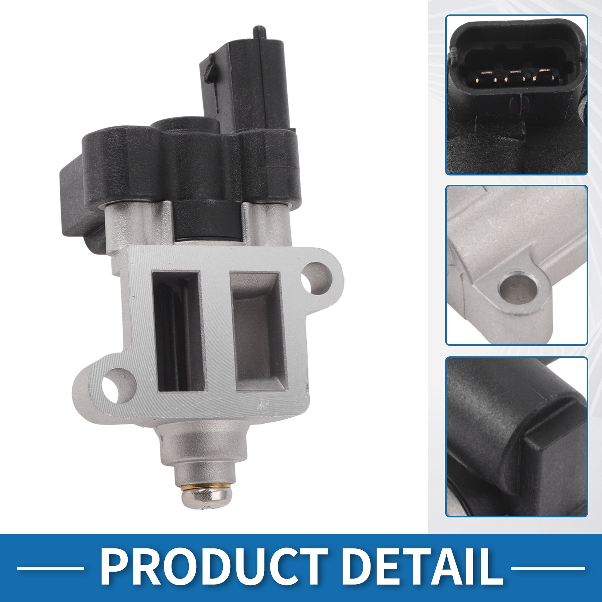 Unique Bargains Car Idle Air Control Valve for Hyundai Accent 2006-2011 No.3515026960 IACV Idle Motor Idle Air Control Valve