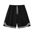 thumbnail image 3 of Pantalones cortos deportivos de baloncesto para hombre, holgados, de verano, de secado rápido, de malla americana, de seda de hielo, para playa, para hombre y mujer, 3 of 3