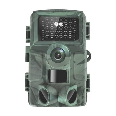 4K 30MP Trail Camera IP66 Waterproof Huntings Camera with 120° Wide Angle No Glow Night Vision Support Photo Video Motion Activated for Wildlife Monitoring