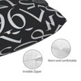 thumbnail image 3 of Balery Numbers Funda de Cojín Estampada, Regalos para Mujeres, Regalos de Amor para Ella, Regalos para Novia o Esposa, Funda de Almohada-14"x20", 3 of 6