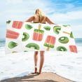thumbnail image 2 of Matoen Beach Towel Oversized, Thick Sand Free Microfiber Beach Towel 59”x30”, Super Absorbent Swim Beach Towels for Kids & Adults, 2 of 4