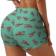 thumbnail image 1 of Balery Cartoon Lobsters 4 Pantalones cortos de entrenamiento estampados para mujer, sin costuras, ajustados, para gimnasio, yoga, correr, deportes, ejercicio activo, fitness.-Large, 1 of 8
