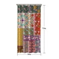 thumbnail image 5 of Pioneer Flower Floral Print Pattern Shower Curtain 36"x72" ,Bathroom Decorative Shower Curtains Set with 12 Hooks,Modern Waterproof Washable Shower Curtain, 5 of 6