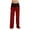Red, variant on Zkozptok Women's Wide Leg Yoga Pants Comfy Stretch Lounge Plaid Pants With Drawstring Pjs Bottoms Pajama Pants