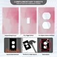 thumbnail image 5 of IAUYY Retardant PC Material Toggle Switch Switch Plate Covers Easy DIY Installation with Screws Light Switch Cover Plate Minimalist Oil Painting, 5 of 9