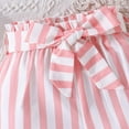 thumbnail image 6 of DAETIROS Little Girls Outfit Sets-Casual Soft Tank Top and Striped Shorts Girls Summer Clothes Pink Size 7 Years, 6 of 7