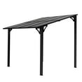 thumbnail image 5 of Walsunny Gazebos Hardtop 8' x 10' Outdoor Aluminum Pergola Heavy Duty Wall-Mounted Awnings with Sloped Roof for Patio,Deck, Backyard,Garden, 5 of 7