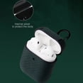 thumbnail image 3 of pitrice Earphone Case Nylon Waterproof Bluetooth Headphone Cover Protector Replacement for Airpods 1/2, Dark Green, 3 of 8