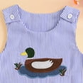 thumbnail image 5 of Splozh Baby Girl Bubble Romper Baby Boys Girls Birthday Romper Baby Outfit Boy Jumpsuit Cake Smash Outfit 6-12 Months,Blue, 5 of 5