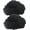 Black, variant on 2 Skeins Chunky Chenille Yarn for Blanket, Super Soft Thick Fluffy Jumbo Chunky Chenille-Style Polyester Arm Knit Finger Yarn for Home Décor Projects 500g
