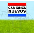 thumbnail image 1 of Camiones Nuevos (18" x 24") Yard Sign, Includes Metal Step Stake, 1 of 6