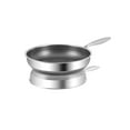 thumbnail image 2 of 12 inch Stainless Steel Honeycomb Nonstick Frying Pan, 2 of 5