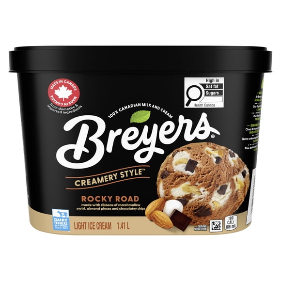 Breyers Rocky Road Light Ice Cream, 1.41 L