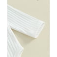 thumbnail image 6 of Bagilaanoe 2 Packs Newborn Baby Girl Rompers Long Sleeve Bodysuit 3M 6M 9M 12M 18M Infant Ribbed One Piece Jumpsuit, 6 of 9