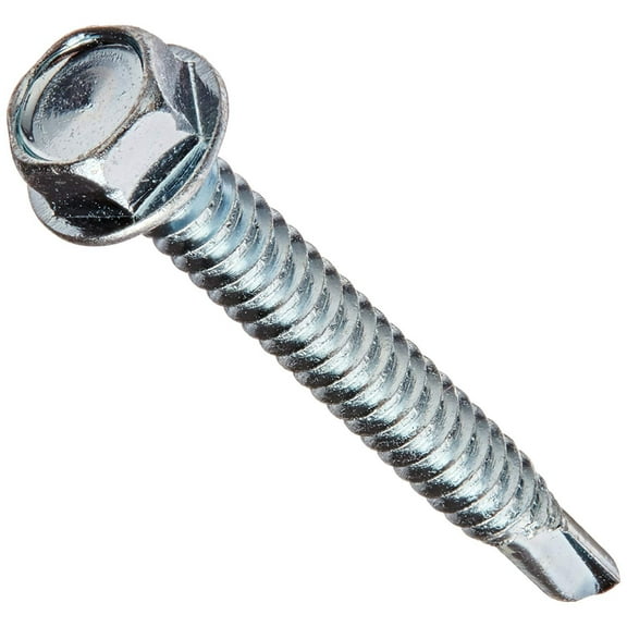 Hillman 1/4-14 X 2 Inch HWH Wood Screw - Steel - 100 Piece Pack