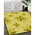 thumbnail image 2 of Ahgly Company Indoor Rectangle Patterned Banana Yellow Area Rugs, 7' x 9', 2 of 6