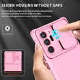 thumbnail image 3 of Decase for Samsung Galaxy Note 20 Ultra (2020), Heavy Duty Rugged Bumper Phone Case with Sliding Lens Protection Built-in Stand Kickstand 6.9 inch Cover, Pink, 3 of 13