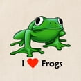 thumbnail image 2 of CafePress - I Love Frogs Tote Bag - Unisex Canvas Tote Bag, Beige, 1-Piece, 2 of 6