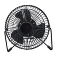 thumbnail image 3 of Ventilador de escritorio con reloj USB LED, ventilador de mesa con retención en tiempo real, mini ventilador portátil para Temperatura de 4 pulgadas, 3 of 9