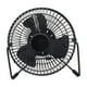 thumbnail image 3 of Ventilador de escritorio con reloj USB LED, ventilador de mesa con retención en tiempo real, mini ventilador portátil para Temperatura de 4 pulgadas, 3 of 9