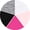 Black, White, Light Grey, Light Pink, Hot Pink, variant on Cooraby 5 Pack Girls Tank Tops Soft Cami Scoop Neck Undershirts Solid Sleeveless Undershirts for Toddler Girls