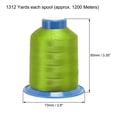 thumbnail image 3 of Unique Bargains 1312 Yards 210D/0.32mm Extra Strong Bonded Polyester Thread (Green), 3 of 4