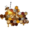 thumbnail image 1 of Abeja Panal Ventana Colgante Sun Catcher Ornamento Bumblebee Arte Decoración Para El Jardín Del Hogar Moyic HA034990-00, 1 of 6