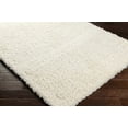 thumbnail image 3 of Hauteloom Siari Living Room, Bedroom Shaggy Area Rug - Solid Shag - High Plush Pile - Cream, White - 3'11" x 5'7", 3 of 13