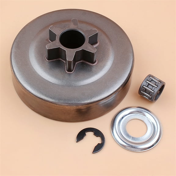 3/8" 6T Clutch Drum Sprocket Washer E-Clip Kit Fit STIHL Chainsaw 017 018 021 023 025 MS170 MS180 MS210 MS230 MS250 11236402003