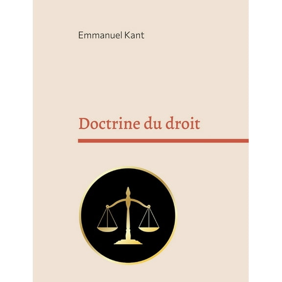 Doctrine du droit, (Paperback)