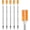 orange, variant on HIBIBUD 5 PCS Solar Powered Driveway Markers,Solar Warming Landscape Lights,Solar Outdoor Driveway Lights,Landscape Driveway Reflectors on Poles for Snow Road Yard (Orange)