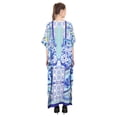 thumbnail image 5 of Miss Lavish London Kaftan Dresses for Women,Beach Kaftan Coverups,Hawaiian Coverups for Women,Long Beach & Swimsuit Coverups,Plus Size African Caftan Dress,Moroccan Style Loungewear Blue L, 5 of 6