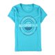 thumbnail image 1 of Aeropostale Faded Logo Camiseta gráfica para mujer, azul, XS Aeropostale Camiseta gráfica, 1 of 2