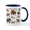 White/Navy Inside, variant on CafePress - Extinct Animals Of North America Mug - 11 oz Ceramic Mug - Novelty Coffee Tea Cup
