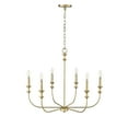 thumbnail image 5 of Millennium Lighting  Savanne 6/12 Chandelier Ceiling Light 6 - Vintage Brass, 5 of 5