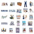 thumbnail image 2 of 50 pcs Music Movie Mamma Mia Hydro Flask Graffiti Luggage Laptop Phone Stickers, 2 of 5
